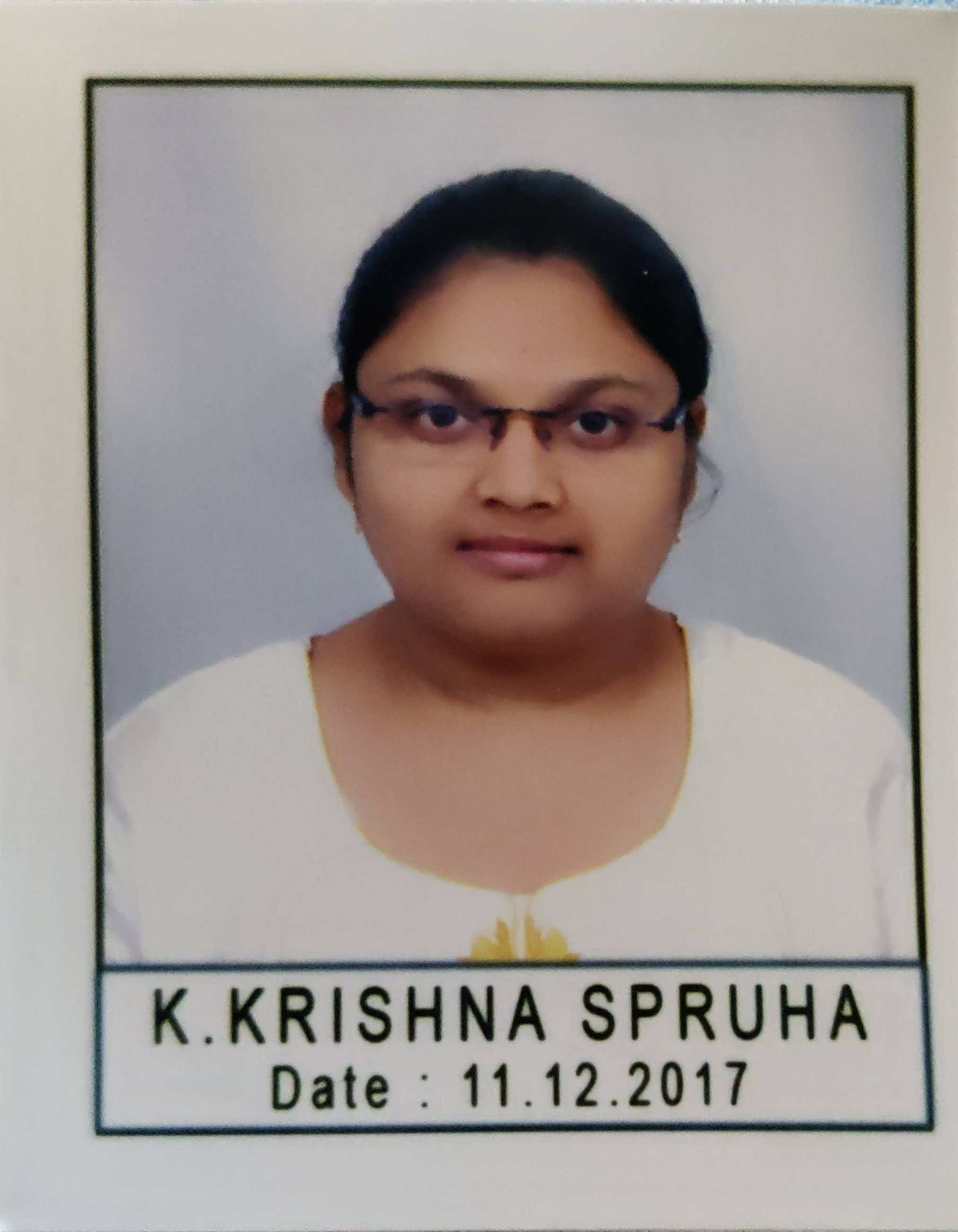 K KRISHNA SPRUHA