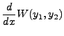 $\displaystyle \frac{d}{dx} W(y_1, y_2)$