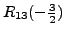 $ R_{13}(-\frac{3}{2})$