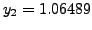 $ y_2=1.06489$
